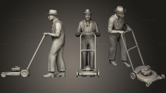 Figurines of people (MAN FIGURE12, STKH_0224) 3D models for cnc